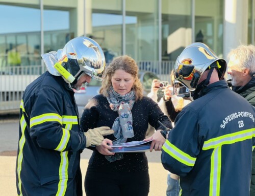 Exercice incendie au Musée de Mariana.